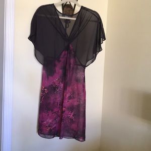 Sheer silk dress